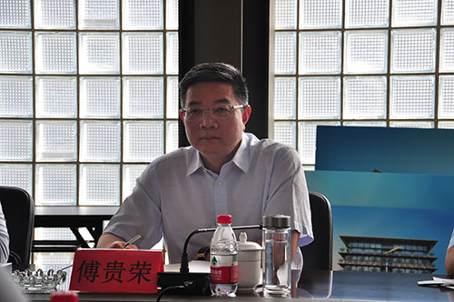 寧波市江北區(qū)區(qū)委副書(shū)記、區(qū)長(zhǎng)傅貴榮一行蒞臨我公司調(diào)研指導(dǎo)工作